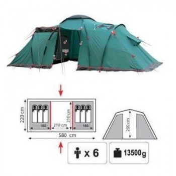 Палатка Tramp Brest-6